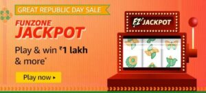 Amazon Funzone Jackpot Great Republic Day Sale Quiz Answers