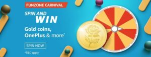 Amazon Spin and Win Funzone Carnival Quiz Answer