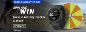 Amazon Spin and Win World Athletics Day Quiz