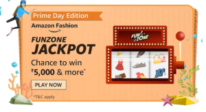 Amazon Fashion Funzone Jackpot Prime Day Edition